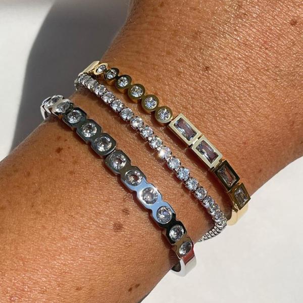 Shiny Çelik Kelepçe Bilezik