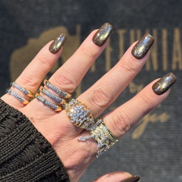 Cage Taşlı Mix Yüzük