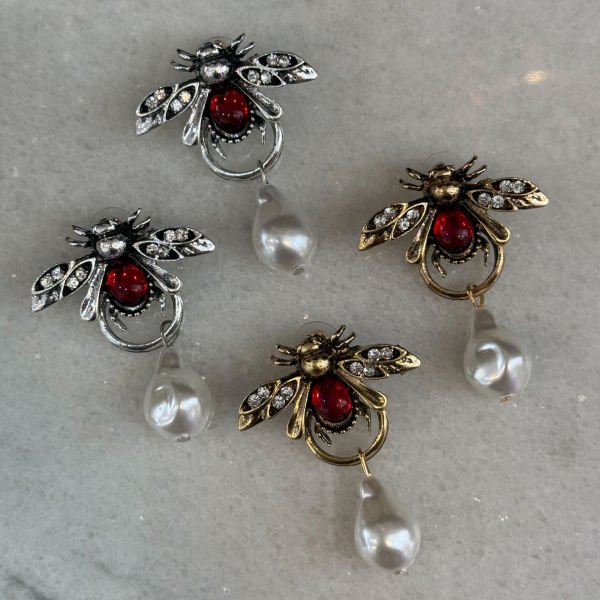 Zara İncili Arı Küpe