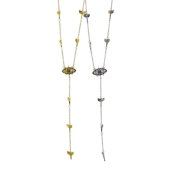 Mikail Meleği Göz Y Dekolte Kolye