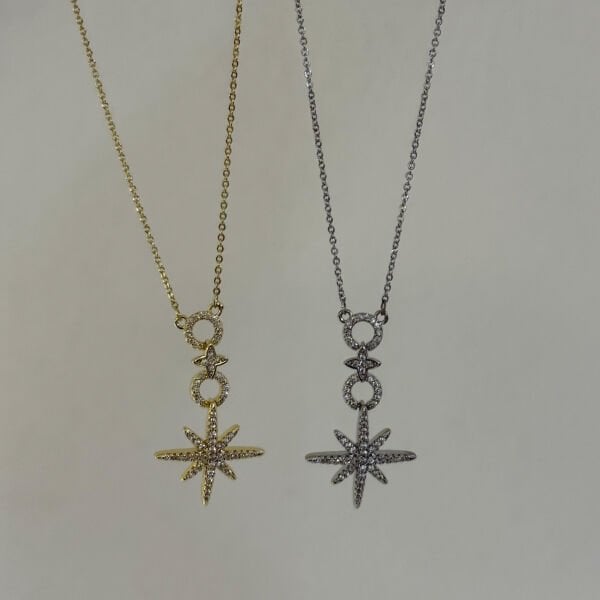 Halka Kutup Yıldızı Kolye