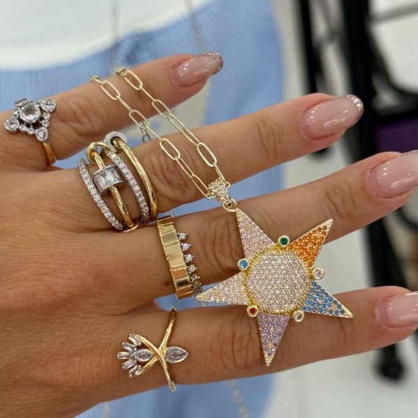 Meslys Queen Göz Mix Yüzük