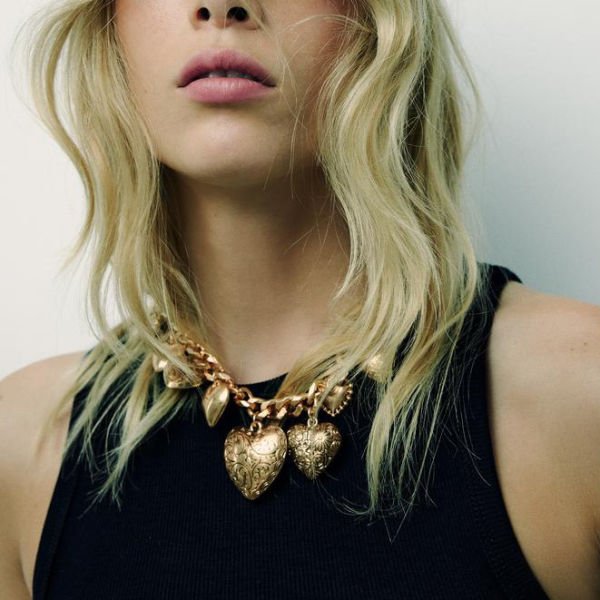 Zra Kalp Charm Kilit Kolye