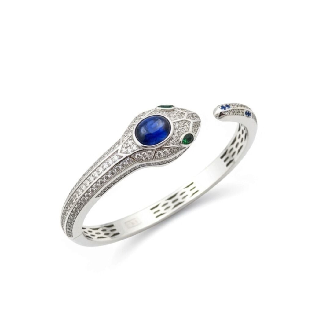 Lux Sapphire Snake Kelepçe Bilezik