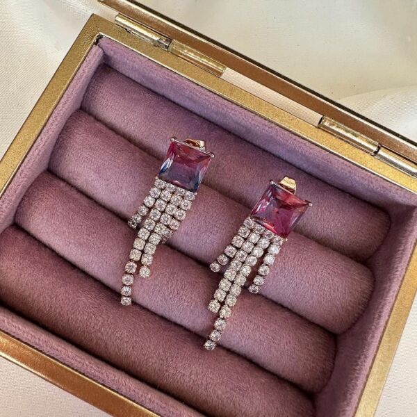 Pinky Diamonds Küpe