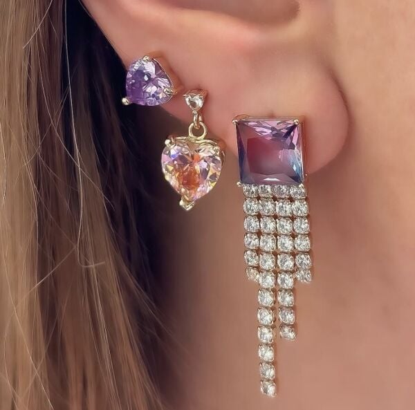 Pinky Diamonds Küpe