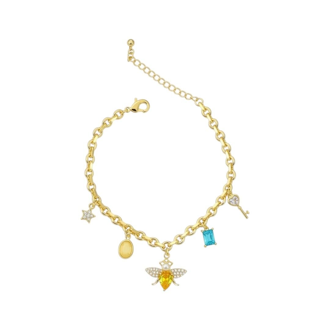 Queen Arı Charm Bileklik