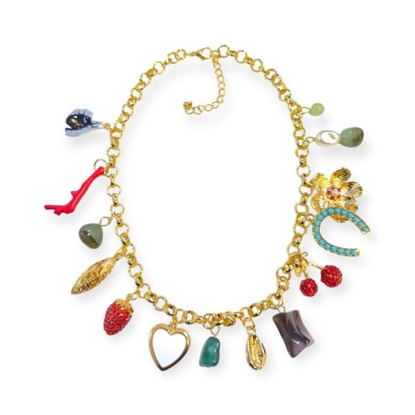 Zra Kiraz Nal Charm Kolye