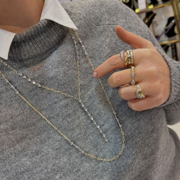 Meslys Wave Mix Yüzük