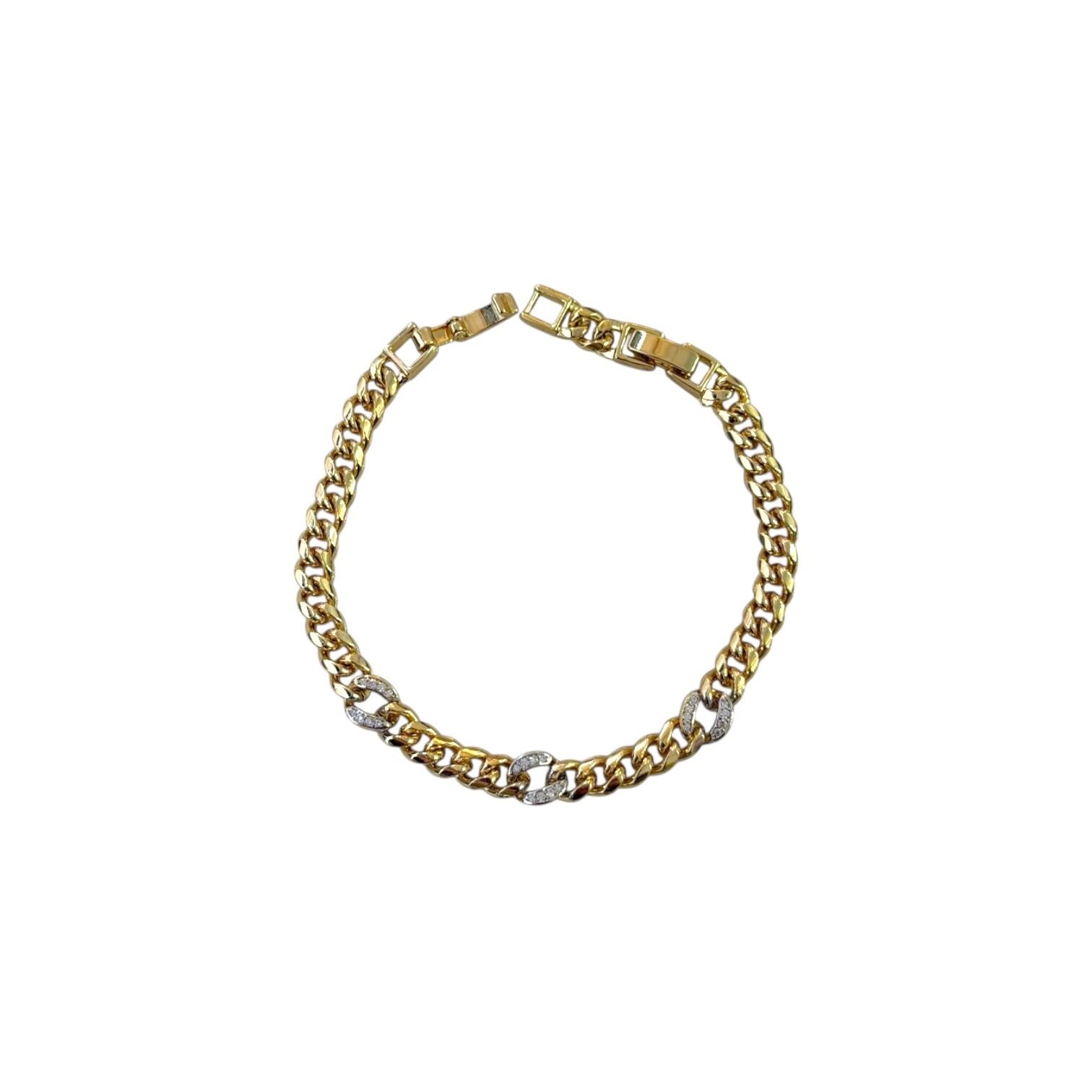 Xuping Hera Gold&Silver Taşlı Çelik Bileklik