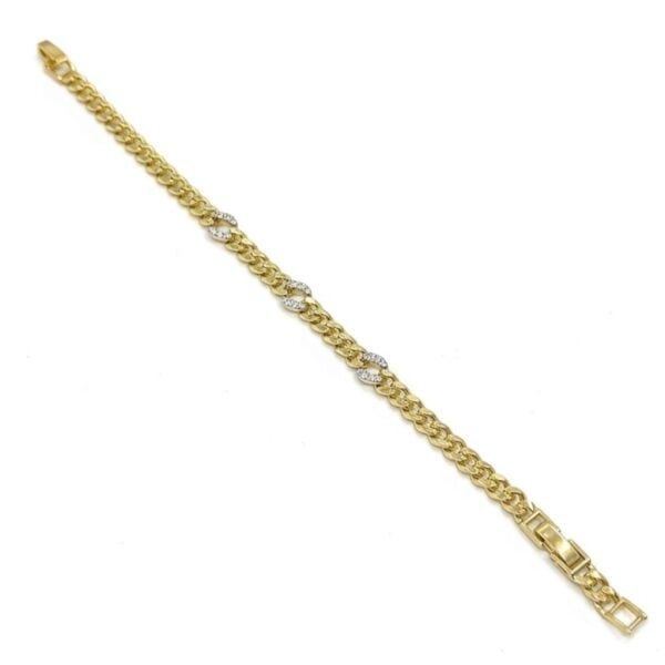 Xuping Hera Gold&Silver Taşlı Çelik Bileklik