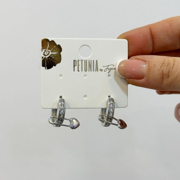 Kalp Çengelli İğne Küpe