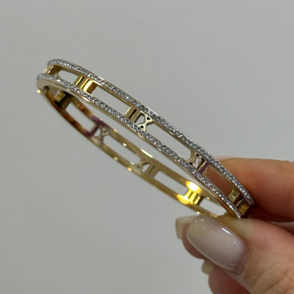 Altın Modeli no:11 Çelik Kelepçe Bilezik