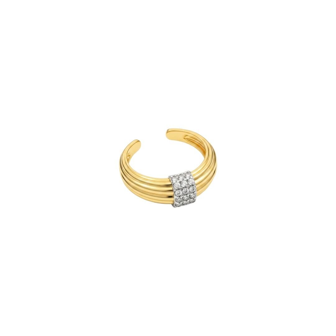 Goldy Mix Earcuff Kıkırdak Küpe