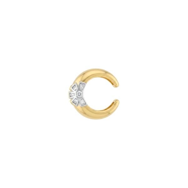 Çiçek Mix Earcuff Kıkırdak Küpe