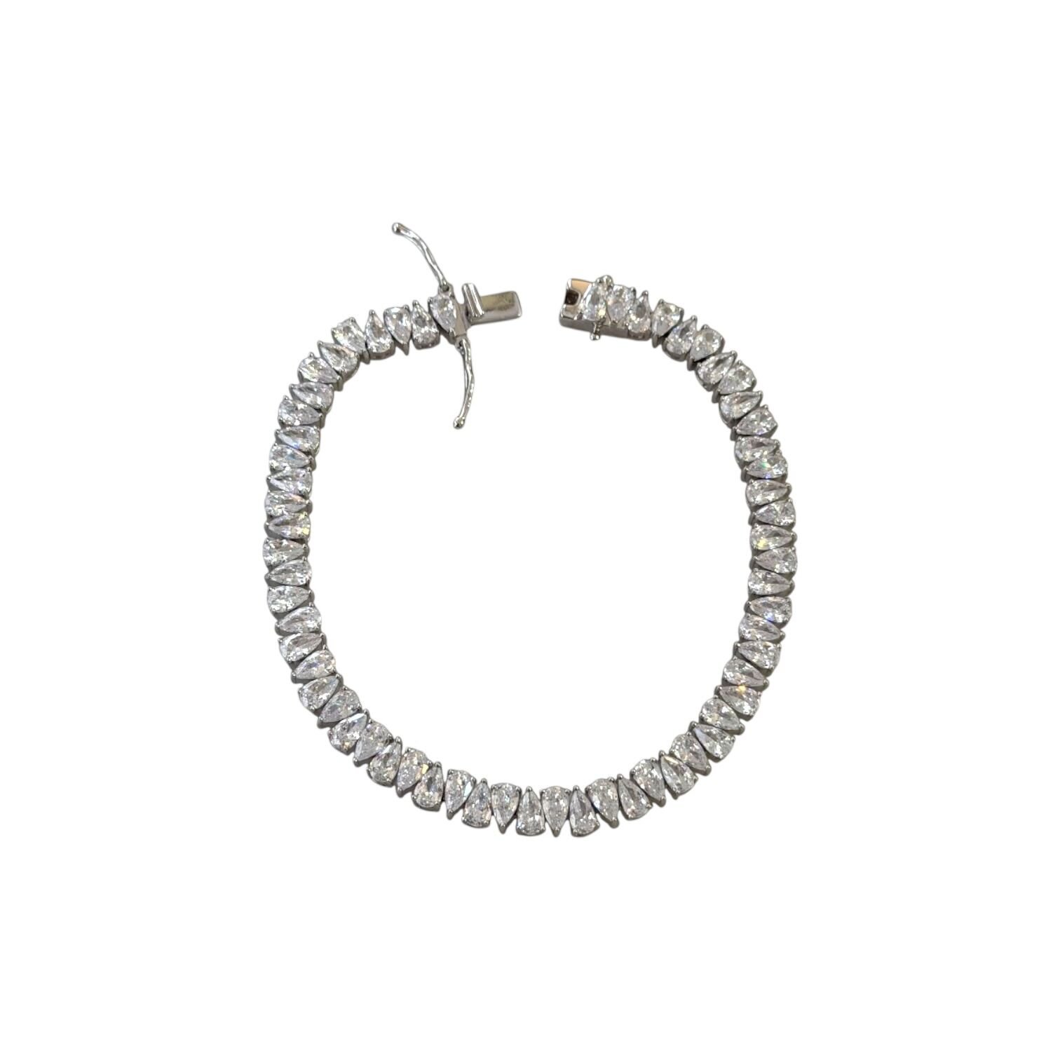 Duble Damla Taşlı Bileklik