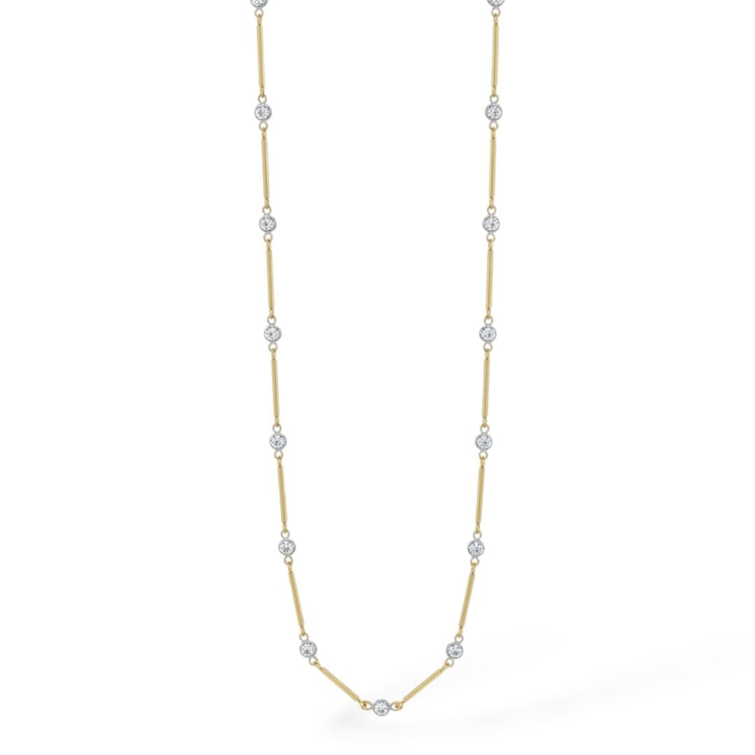 Çubuk Taşlı  Mix Kolye 60 cm