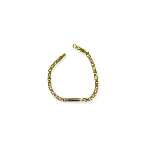 Xuping 14 Ayar Dela Taşlı Çelik Bileklik