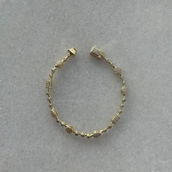 Geometrik Taşlı Bileklik