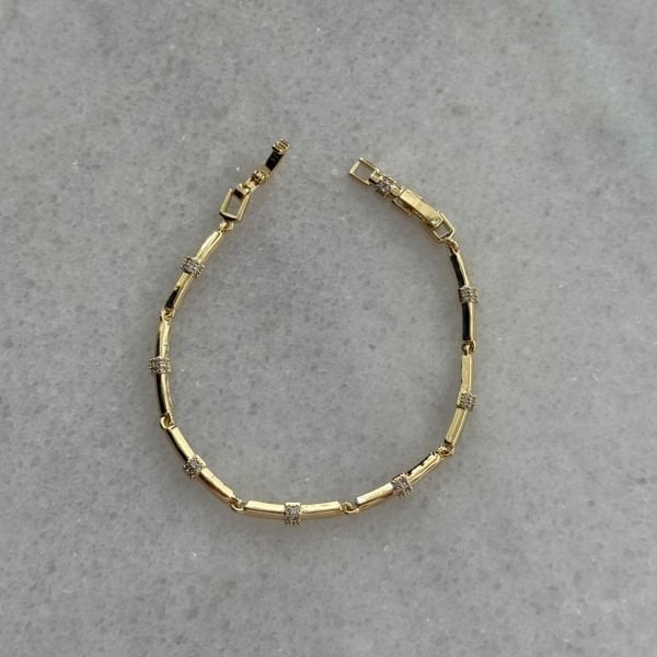 Çubuk Ara Taşlı Bileklik