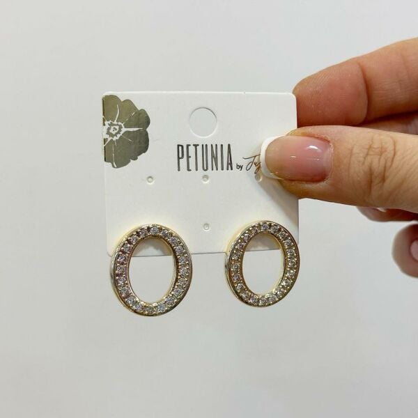 Tiff Circle Çivi Küpe