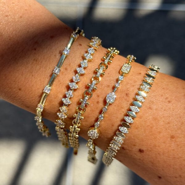 Oval Taşlı Bileklik