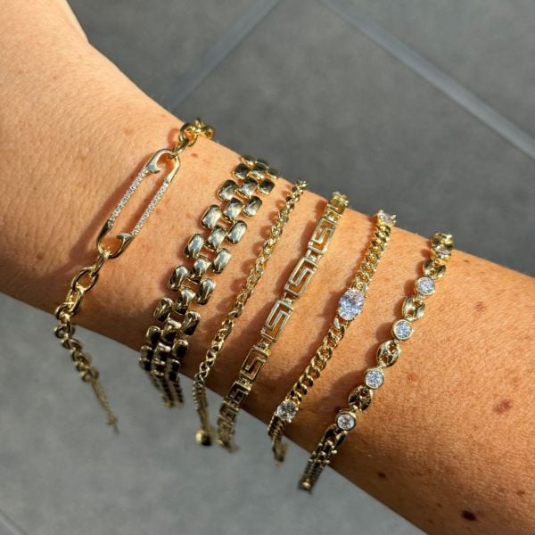 Xuping Solo Zincir 14 Ayar Çelik Bileklik