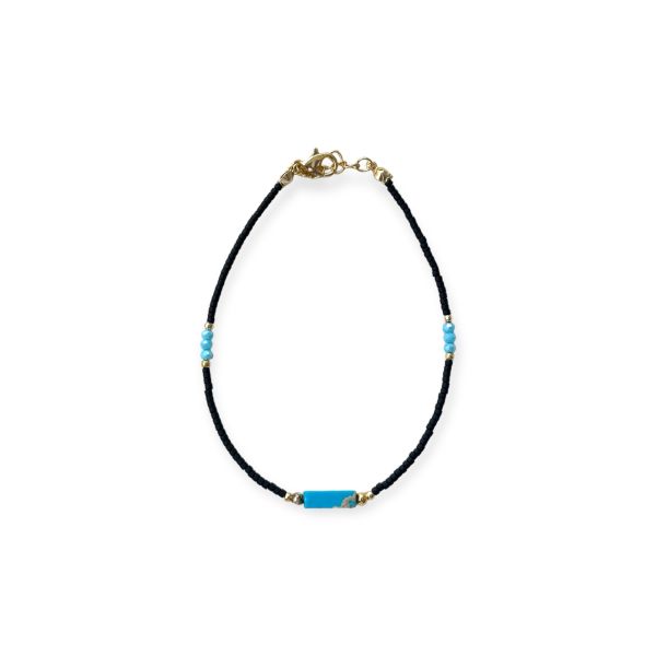 Varasit Siyah Cam Boncuk Halhal