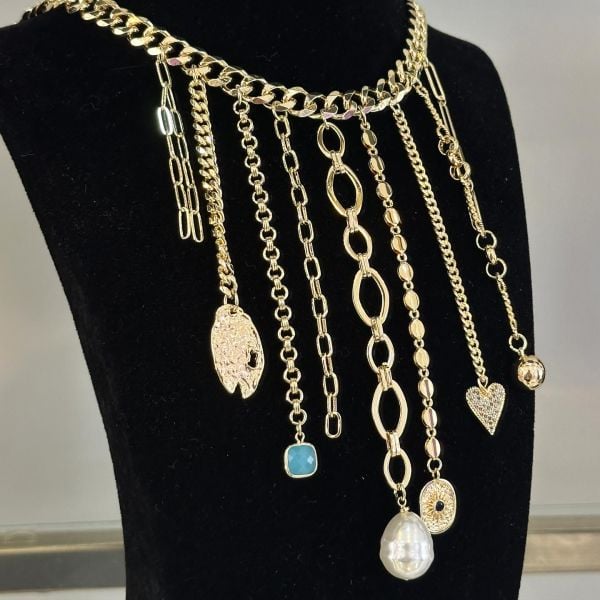 Idole Göz Charm Kolye