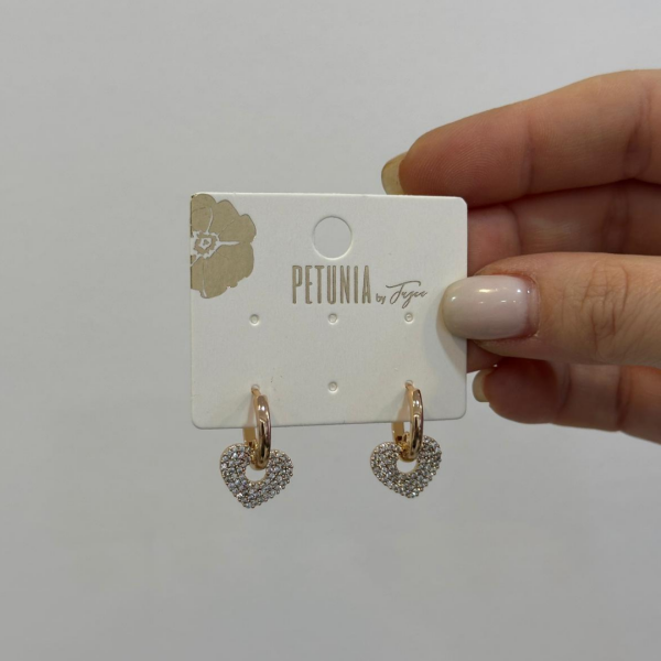 Xuping Pure Kalp Çelik Küpe