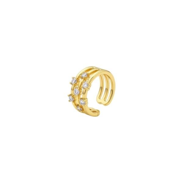 Mini Taşlı Earcuff Kıkırdak Küpe