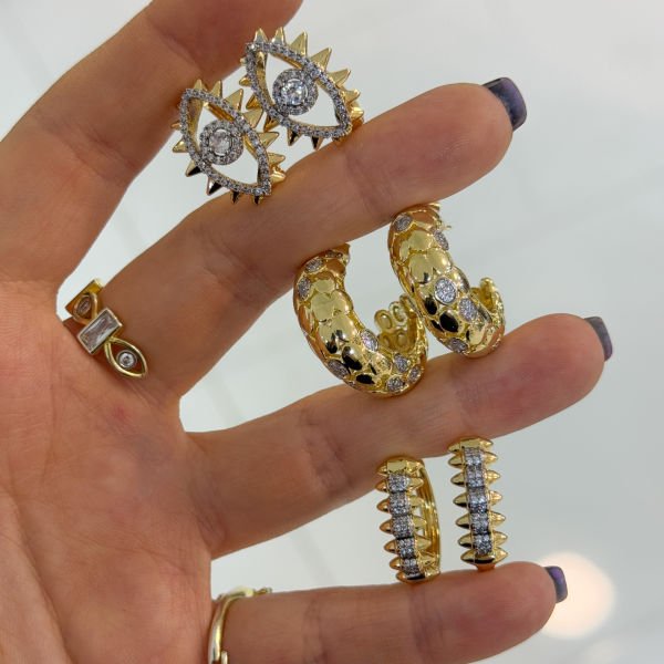 Göz Mix Halka Küpe