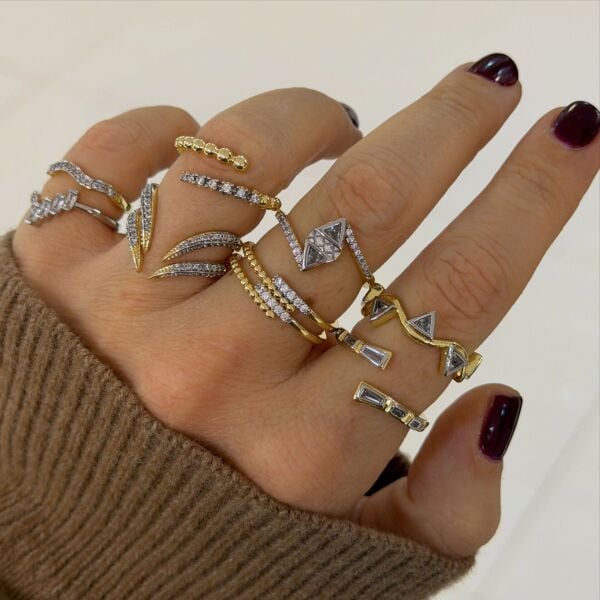 Bubble Duble Mix Yüzük