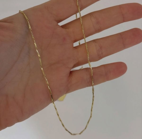 Xuping 14 Ayar İnce Çubuk Çelik Zincir Kolye