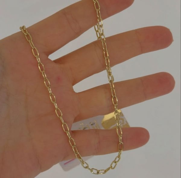 Xuping 14 Ayar Delikli Klasik Çelik Zincir Kolye