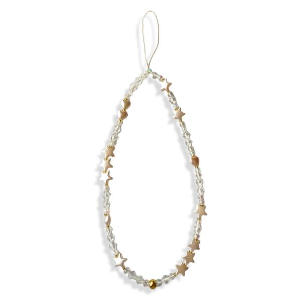 Yıldız İnci Midi Phone Charm Telefon Askısı