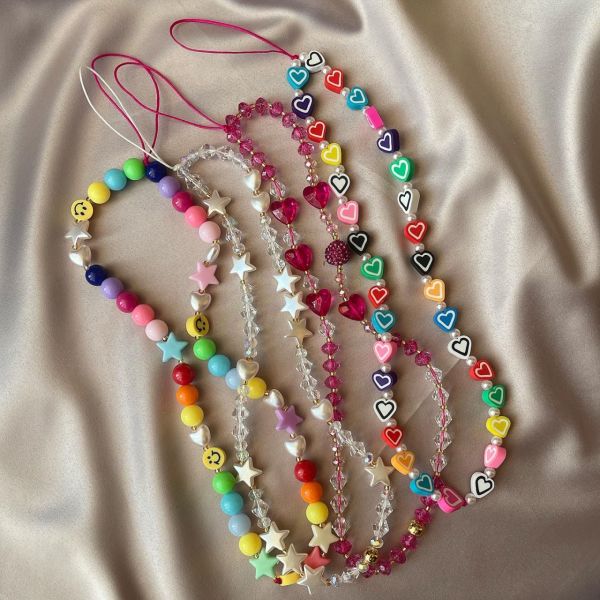 Çok Renkli Phone Charm Telefon Askısı