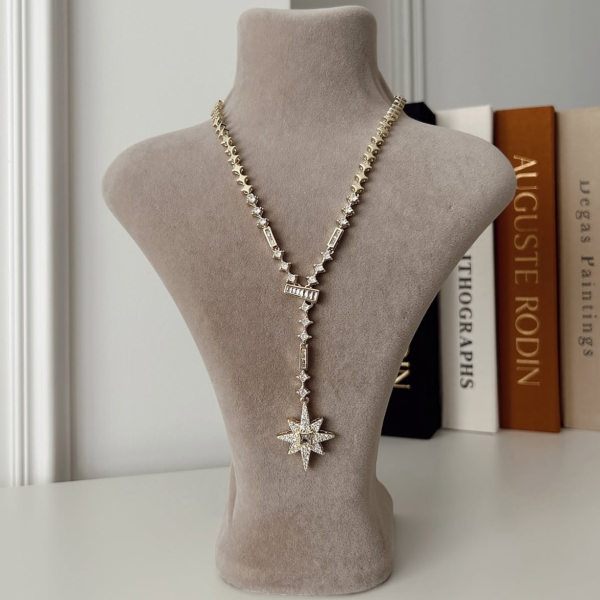 Shine Kutup Yıldızı Y Dekolte Kolye