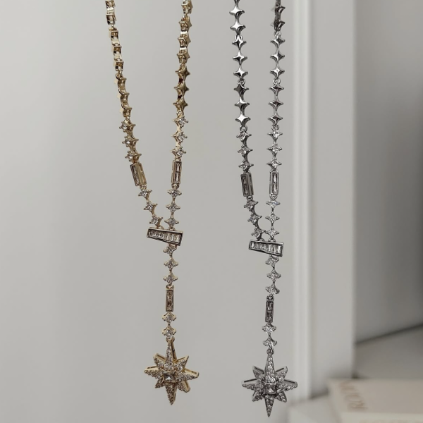 Shine Kutup Yıldızı Y Dekolte Kolye