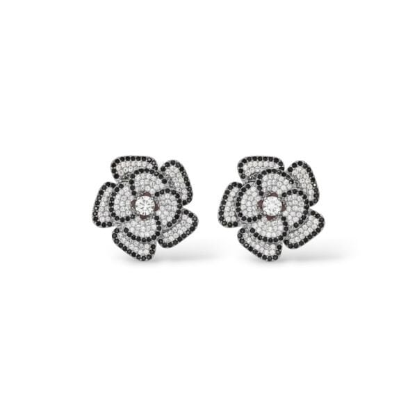 Diamonds Black Rose Küpe