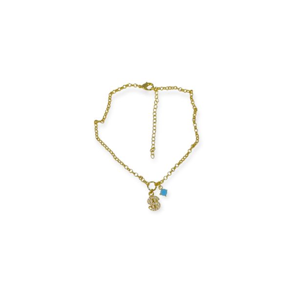 Dolar Charm Çelik Halhal