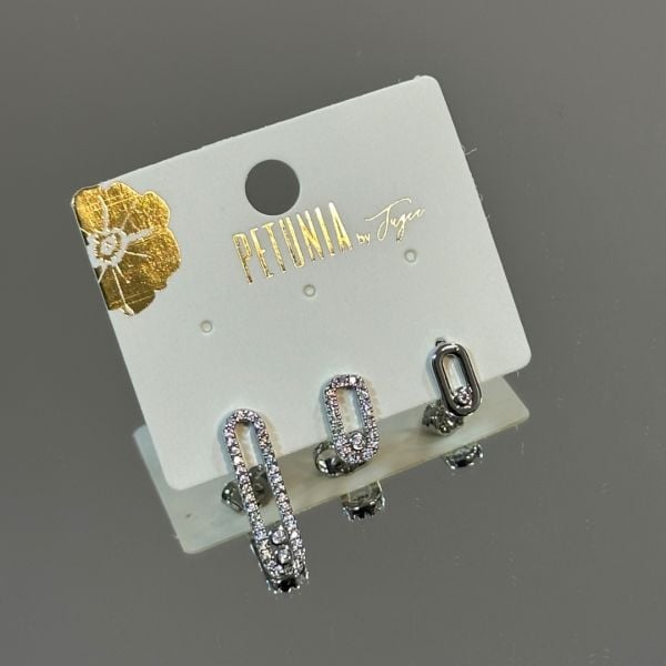 Messik-a Taşlı Küpe Seti