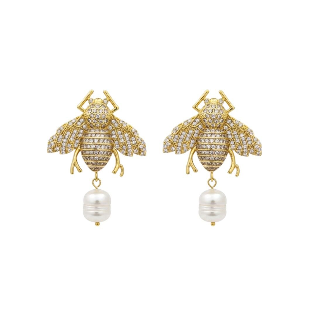 Diamonds Kraliçe Arı Küpe