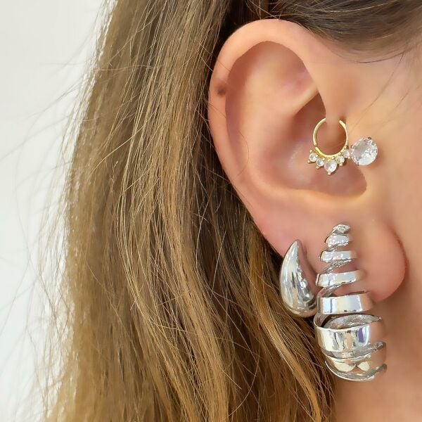 Mini Su Damlası Küpe