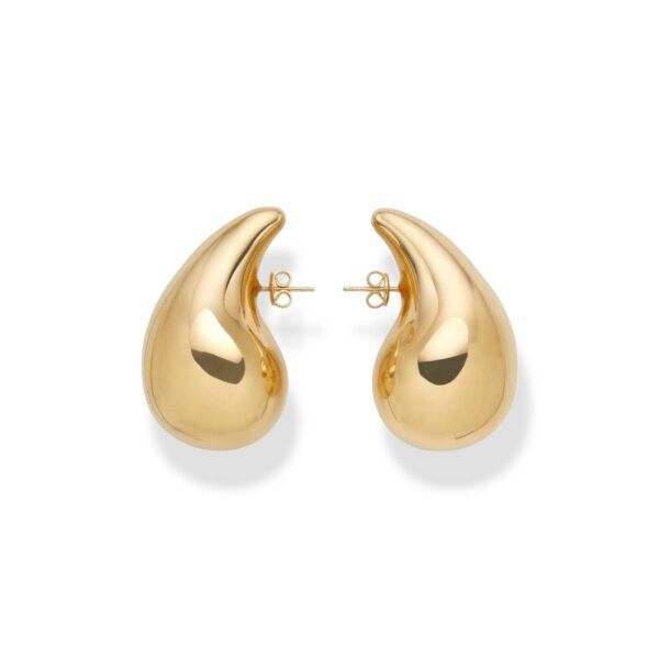 Mini Su Damlası Küpe Gold - Altın rengi