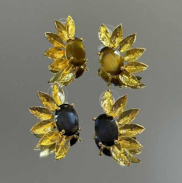 Golden Papatya Küpe