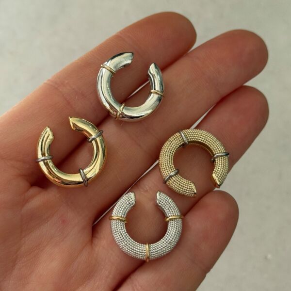 Joi Mat Mix Earcuff Kıkırdak Küpe