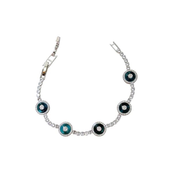 Diamonds Beşli Nazar Göz Bileklik