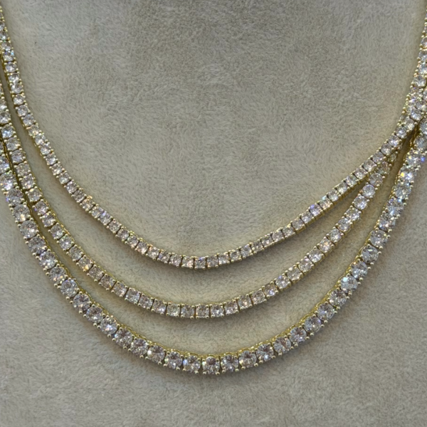 2 mm Dönmeyen 14k Altın Rengi Su Yolu Kolye 45 cm