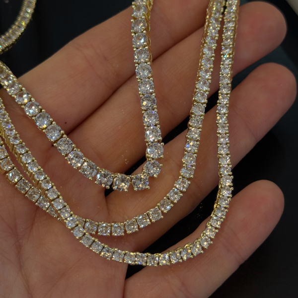 3 mm Dönmeyen 14k Altın Rengi Su Yolu Kolye 45 cm